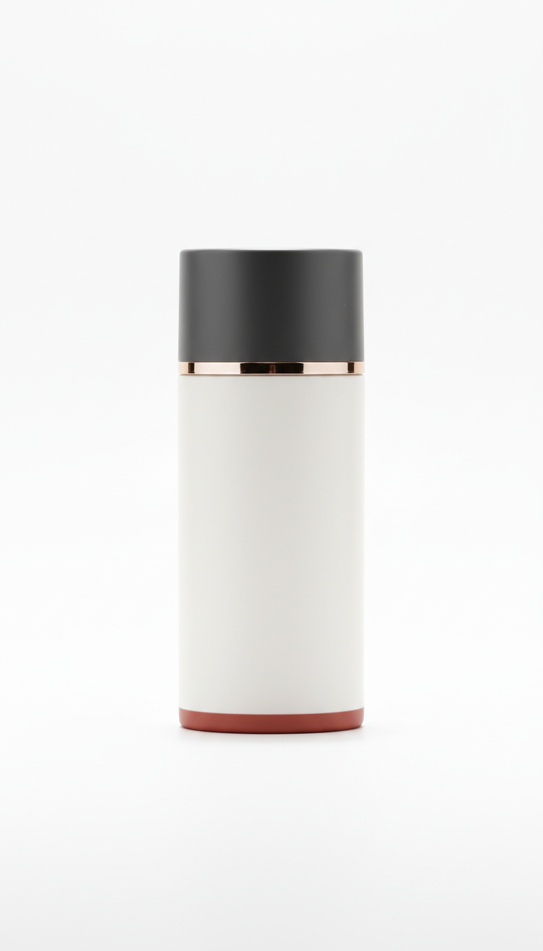 Sleek minimalist hair mask