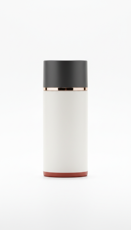 Sleek minimalist hair mask