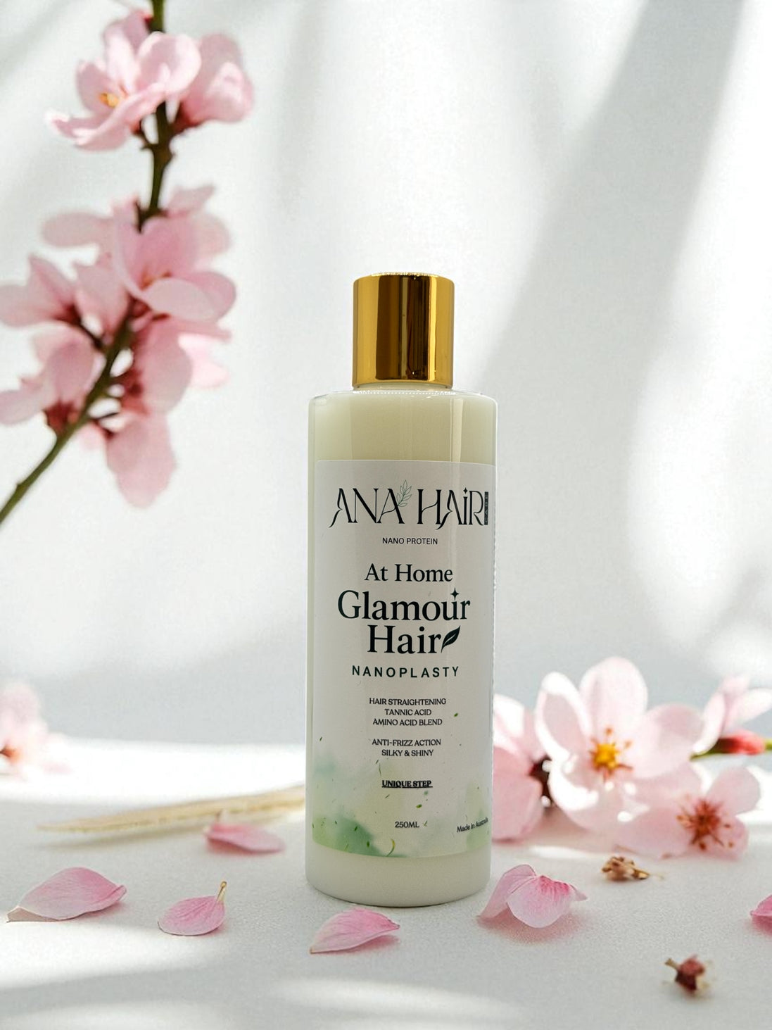 AT HOME NANOPLASTY GLAMOUR HAIR STRAIGHTENING