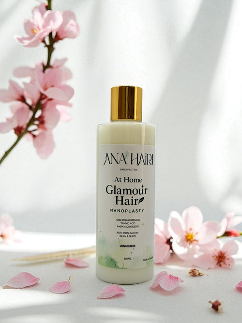 AT HOME NANOPLASTY GLAMOUR HAIR STRAIGHTENING